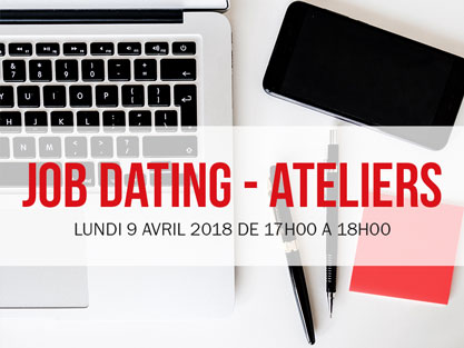 Trouvez un emploi, participez à notre Atelier Job-dating !