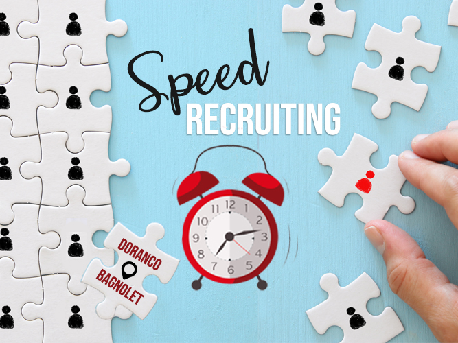 Au mois de juin, optimisez votre recrutement ! Participez au Speed Recruiting de Doranco !
